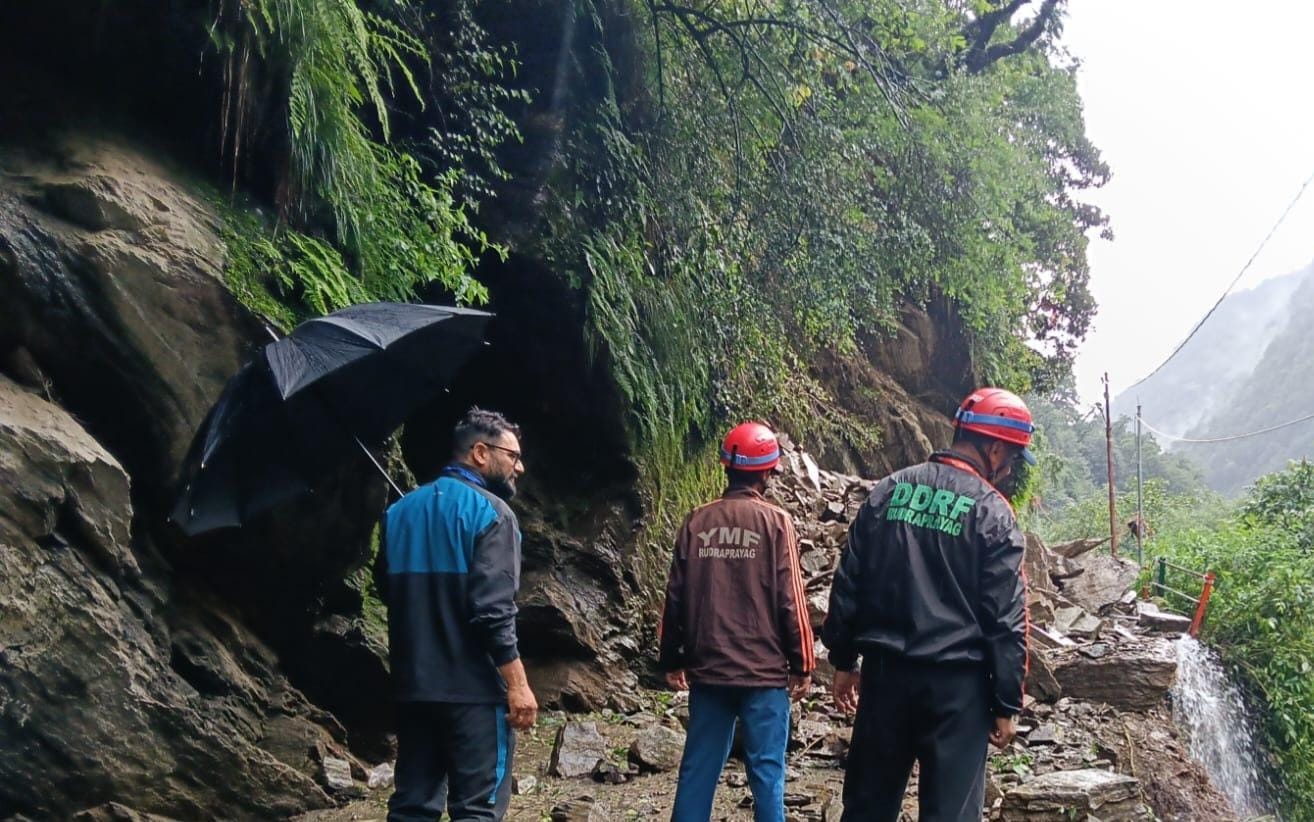 Heavy rainfall alert issued in Uttarakhand; Kedarnath pedestrian route disrupted 