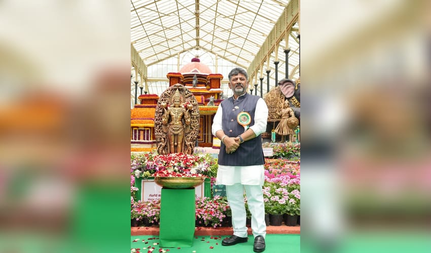 Historical 220th Lalbagh flower show inaugurated, CM Shivakumar announces plan for 3 new parks for Bengaluru