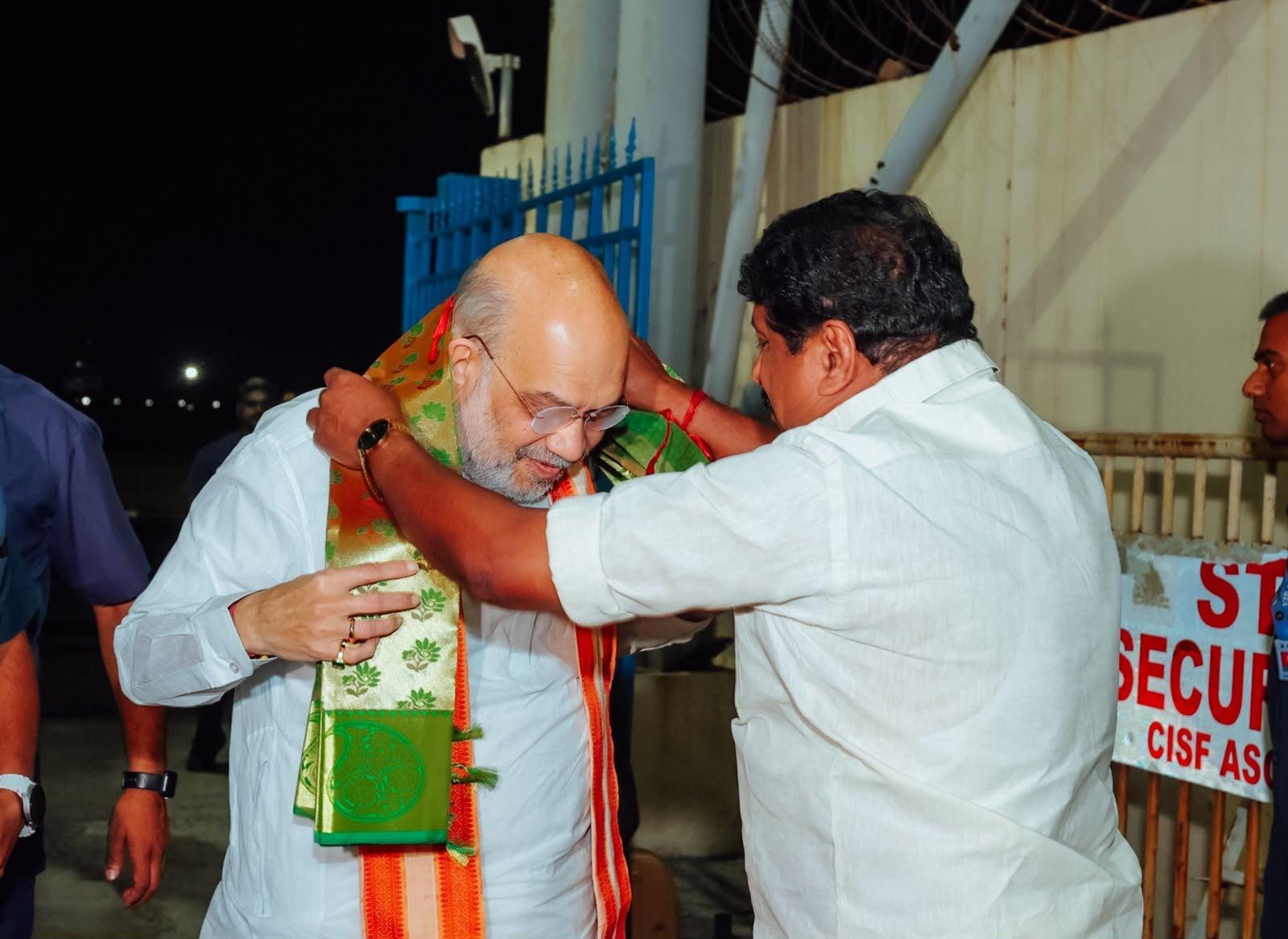 HM Amit Shah arrives in Chennai for Southern Zonal Council meeting