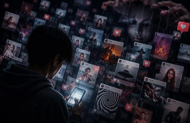 How algorithm-driven social media feeds GenZ with fake content