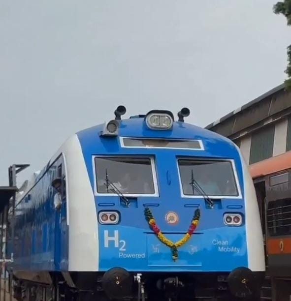 How India's first hydrogen-powered train will generate its own power and carry 2,600 passengers