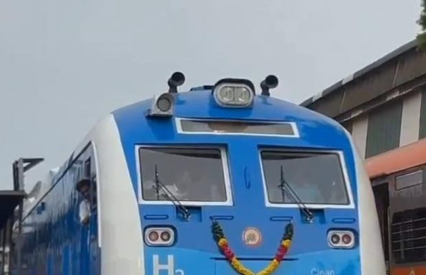 How India's first hydrogen-powered train will generate its own power and carry 2,600 passengers
