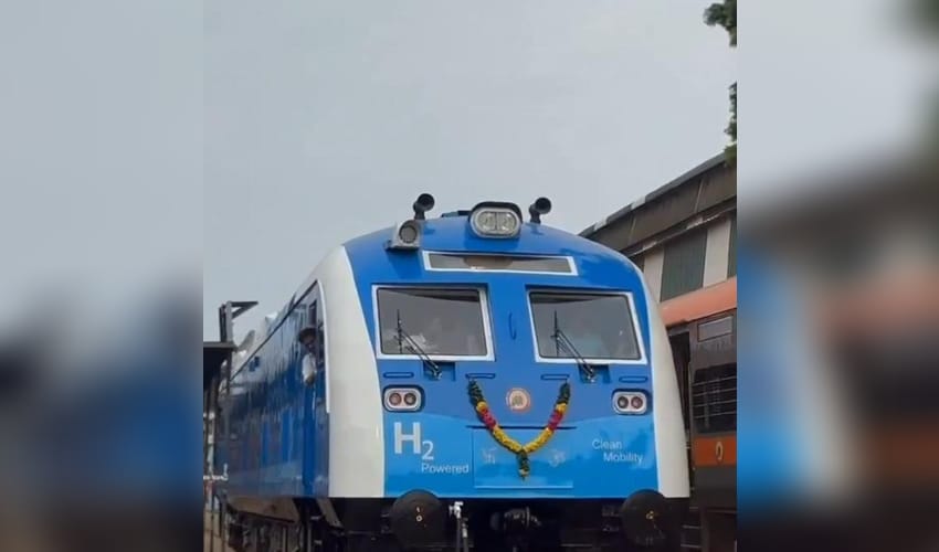 How India's first hydrogen-powered train will generate its own power and carry 2,600 passengers