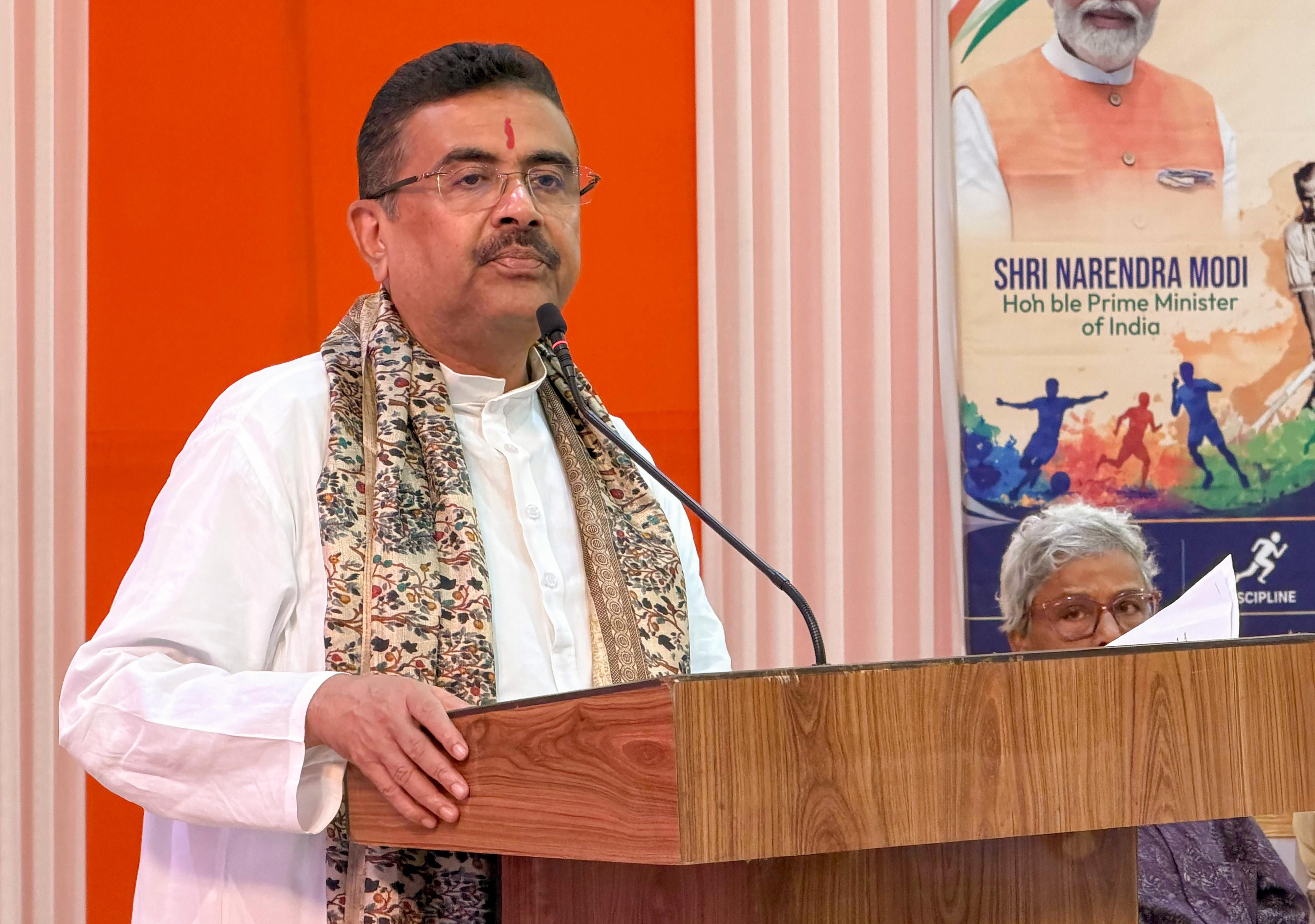 Howrah: CM Suvendu Adhikari marks National Sports Day  
