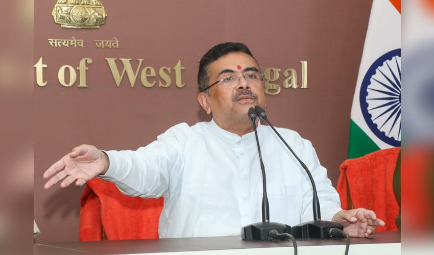 Howrah: Suvendu Adhikari Addresses Press Conference at Nabanna