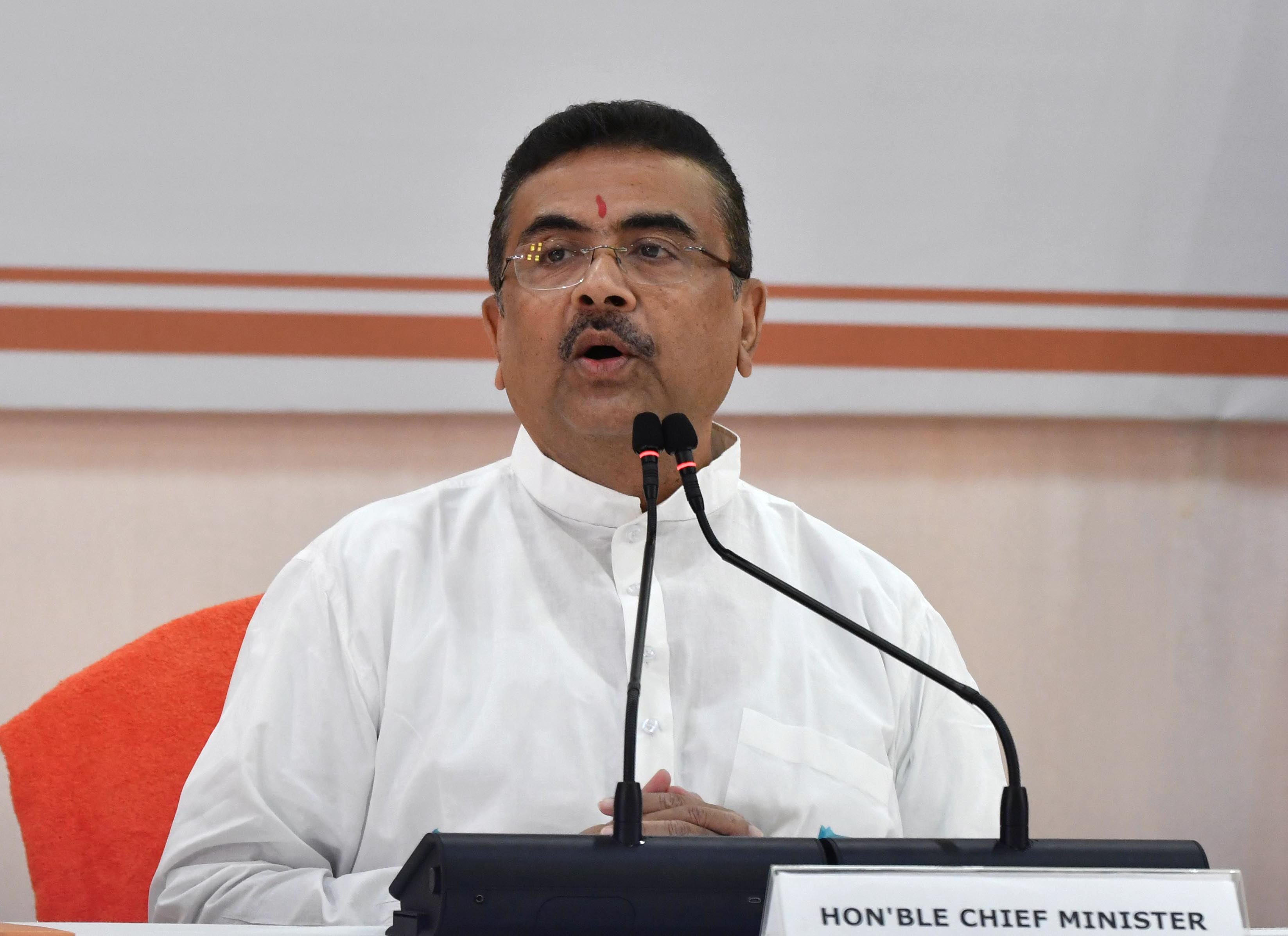 Howrah: Suvendu Adhikari addresses press conference