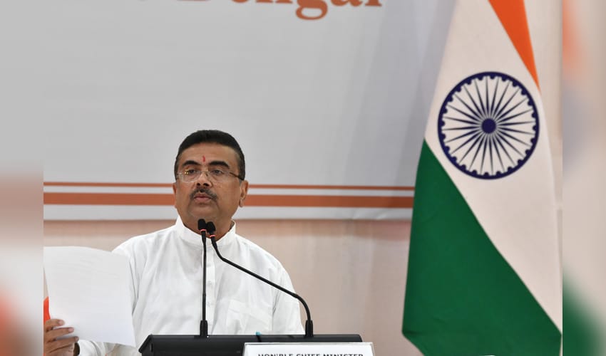 Howrah: Suvendu Adhikari addresses press conference
