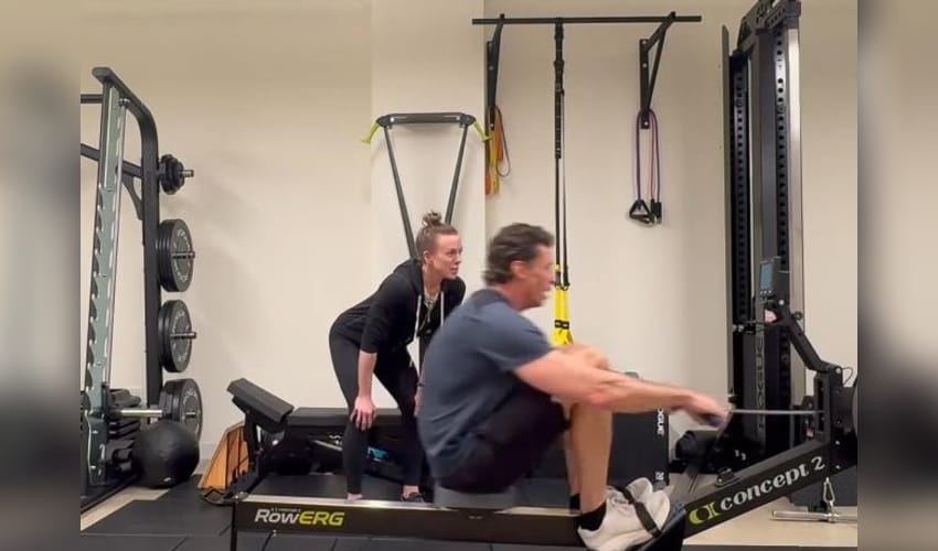 Hugh Jackman hits beast mode with impressive performance during training session