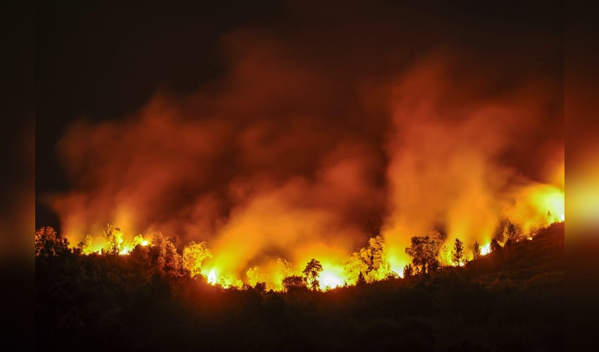 Hundreds evacuated as wildfire burns in Spain
