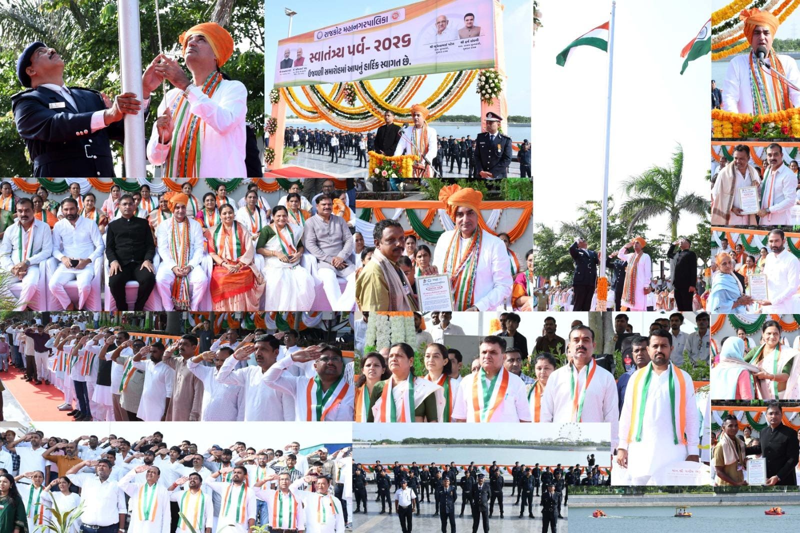 I-Day celebrations highlight civic responsibility across Gujarat cities (Photo: IANS)