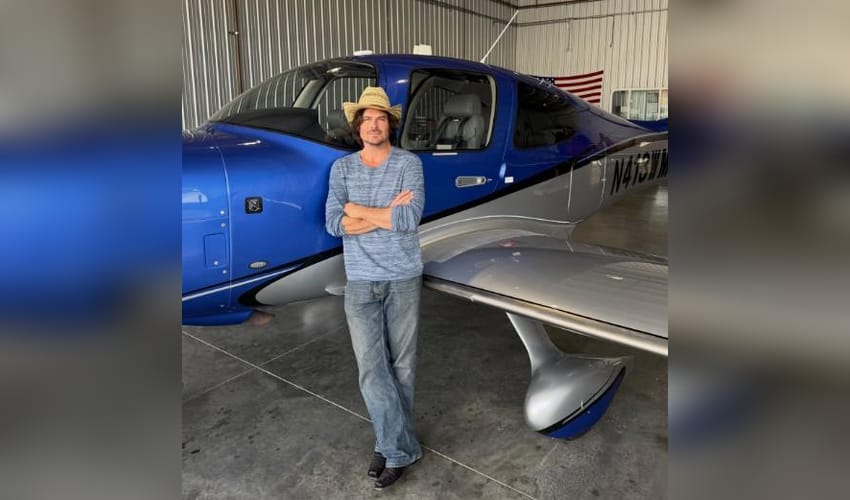 Ian Somerhalder marks Aviation Day, flips through photos from his aviation journey