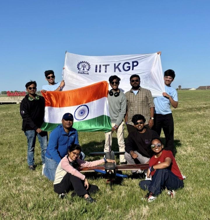 IIT Kharagpur soars high in maiden appearance at AIAA Design/Build/Fly competition