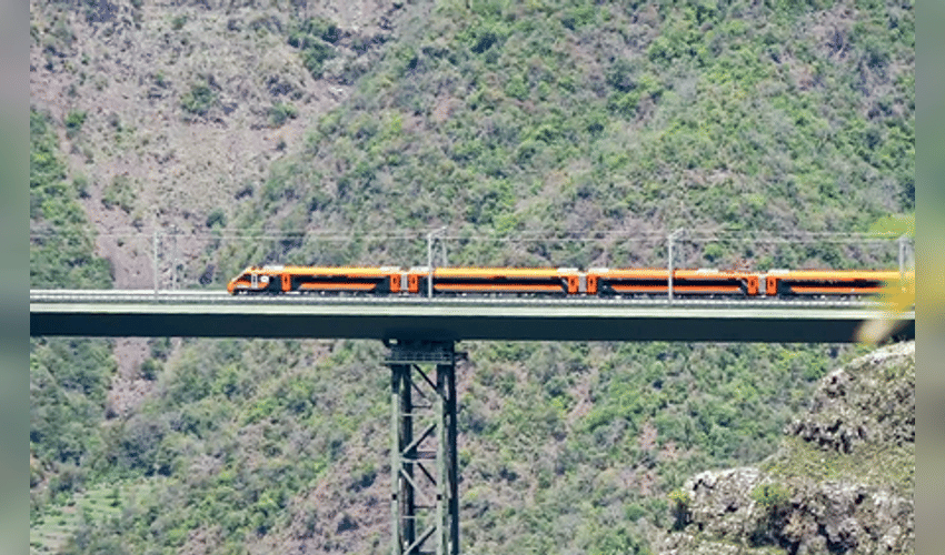 In a first, Vande Bharat train operates at 100 kmph on world’s highest railway bridge