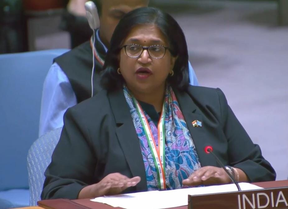 In implied criticism of Pakistan's UNSC role, India calls for transparency in listing, delisting terrorists