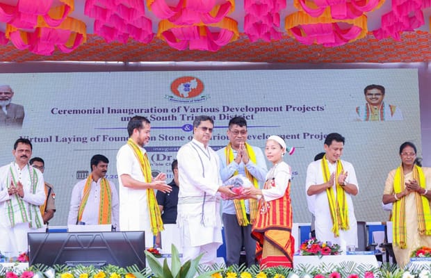 Inclusive development key to Tripura’s progress: CM Saha (Photo: IANS)