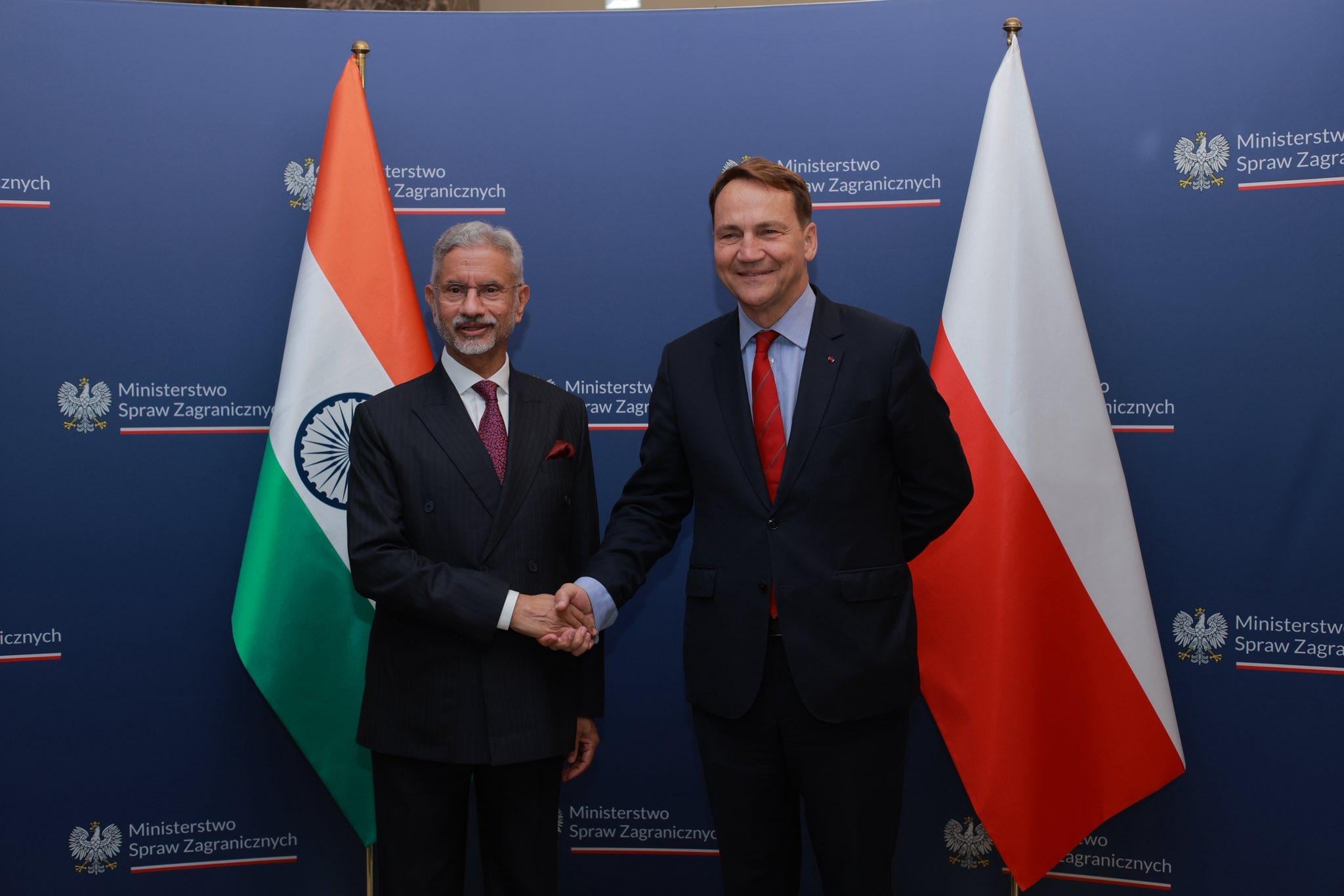 India and Poland working on agreements in cyber security, clean coal and space: EAM Jaishankar