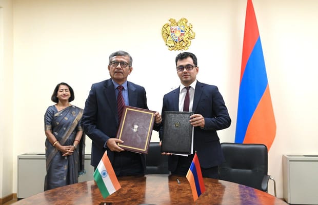 India, Armenia sign MoU on innovation and shared production in defence industry