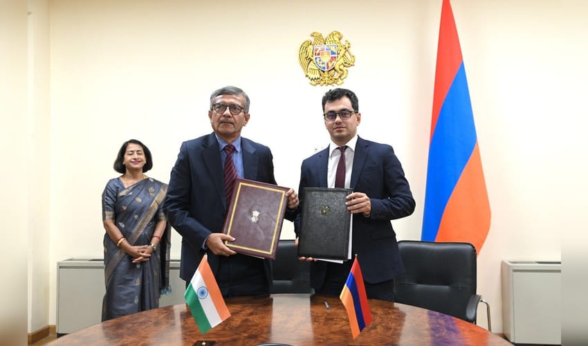 India, Armenia sign MoU on innovation and shared production in defence industry