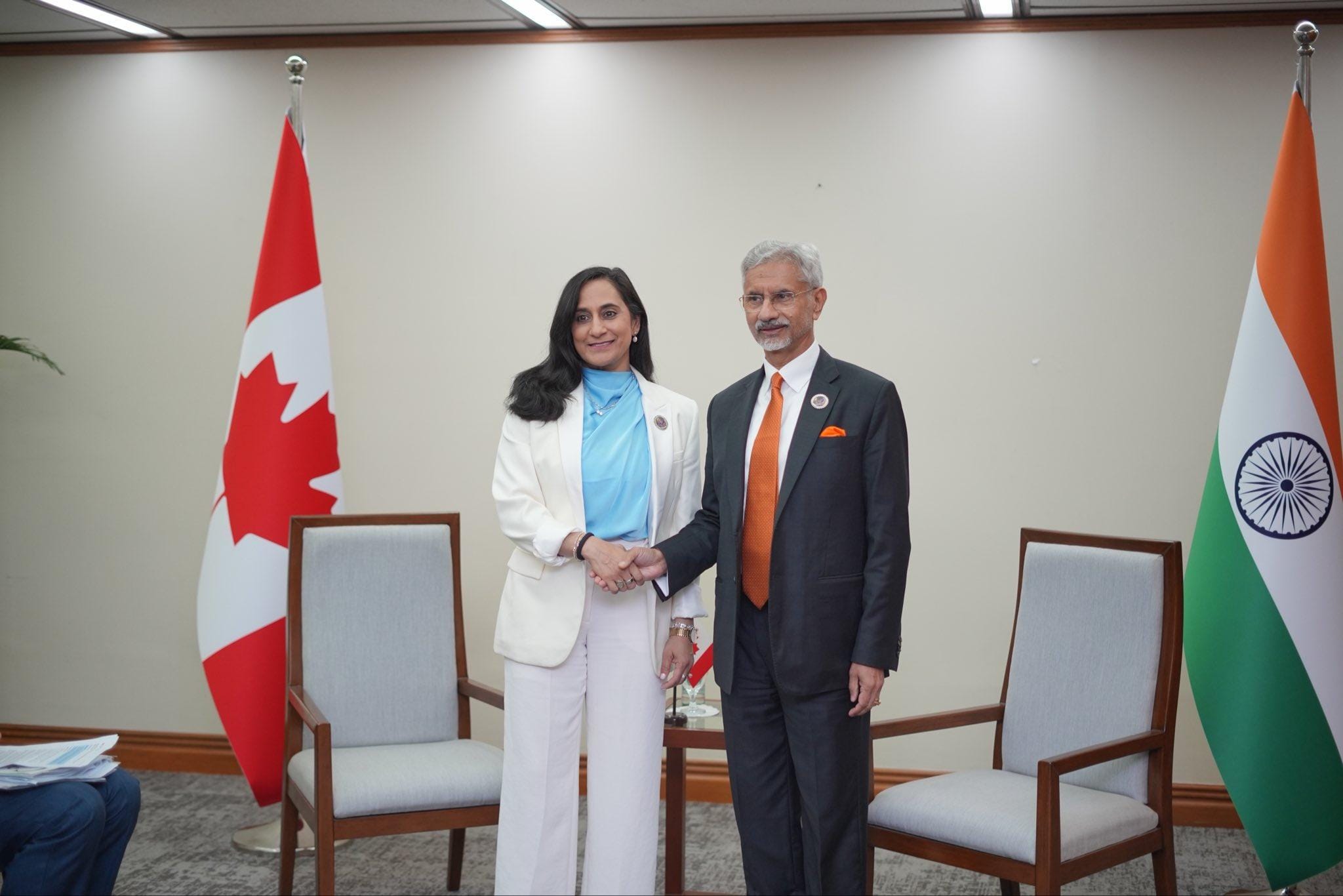 'India-Canada cooperation steadily growing': EAM Jaishankar meets Canadian counterpart Anita Anand 