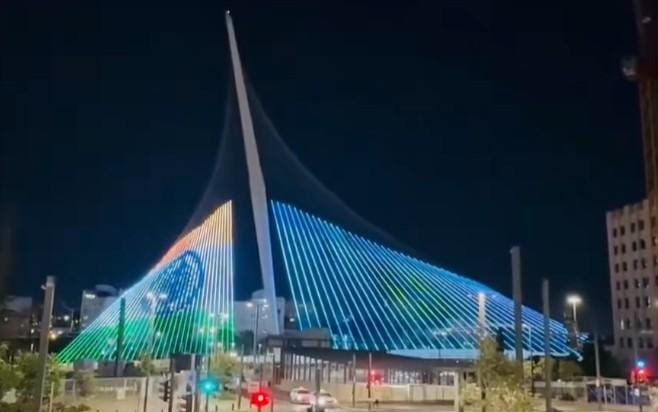'India–Israel friendship shines bright' as Jerusalem’s Chords Bridge glows in tricolour