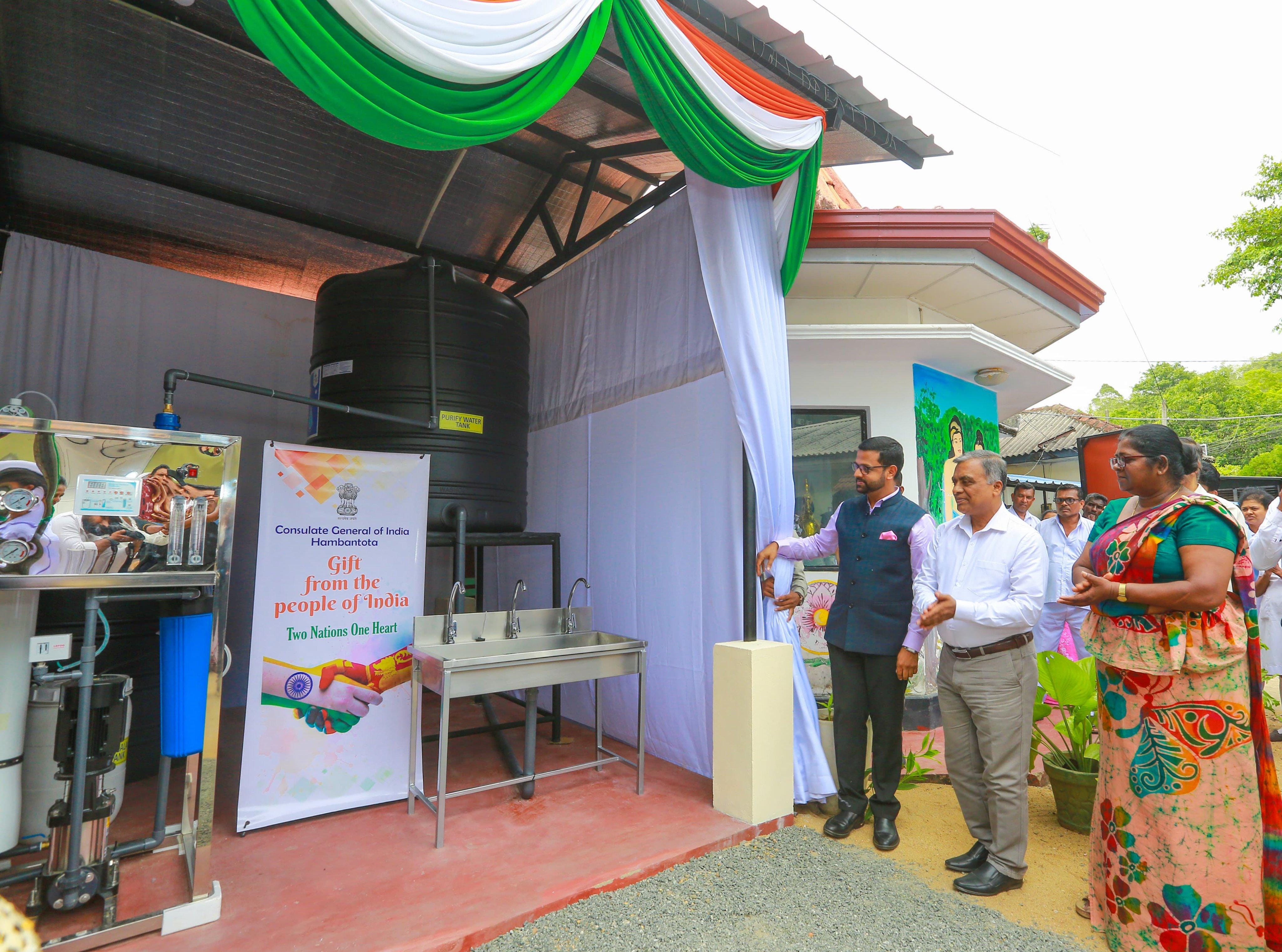 India provides RO water plant for district hospital in Sri Lanka, strengthening development partnership