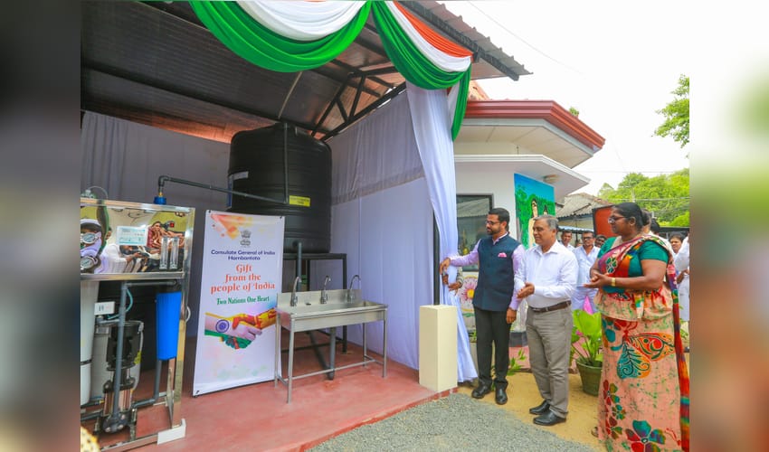 India provides RO water plant for district hospital in Sri Lanka, strengthening development partnership