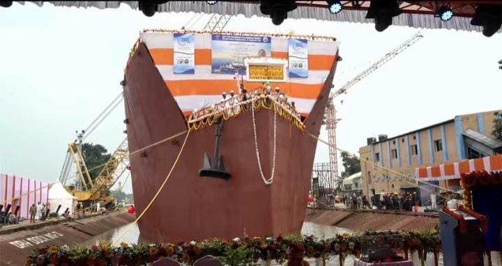 India's first indigenous ocean research vessel launched by GRSE