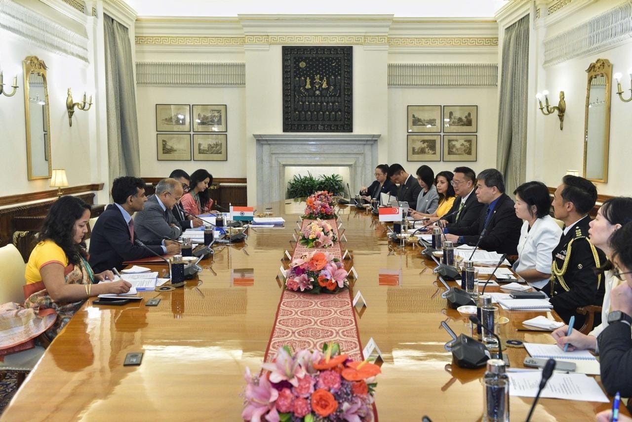 India, Singapore review progress in bilateral cooperation during foreign office consultations