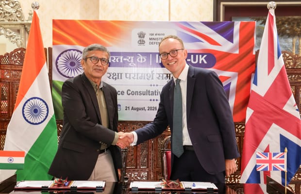 India-UK review defence industrial cooperation and ten-year road map