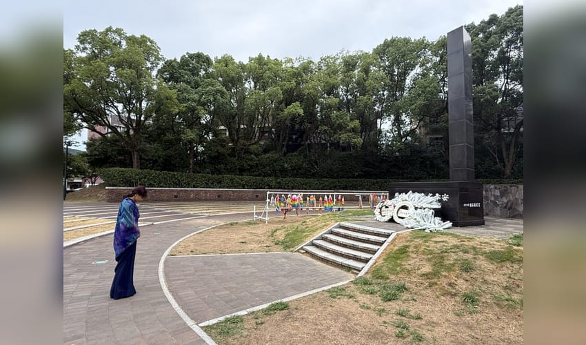 Indian Ambassador pays tribute to Nagasaki atomic bomb victims