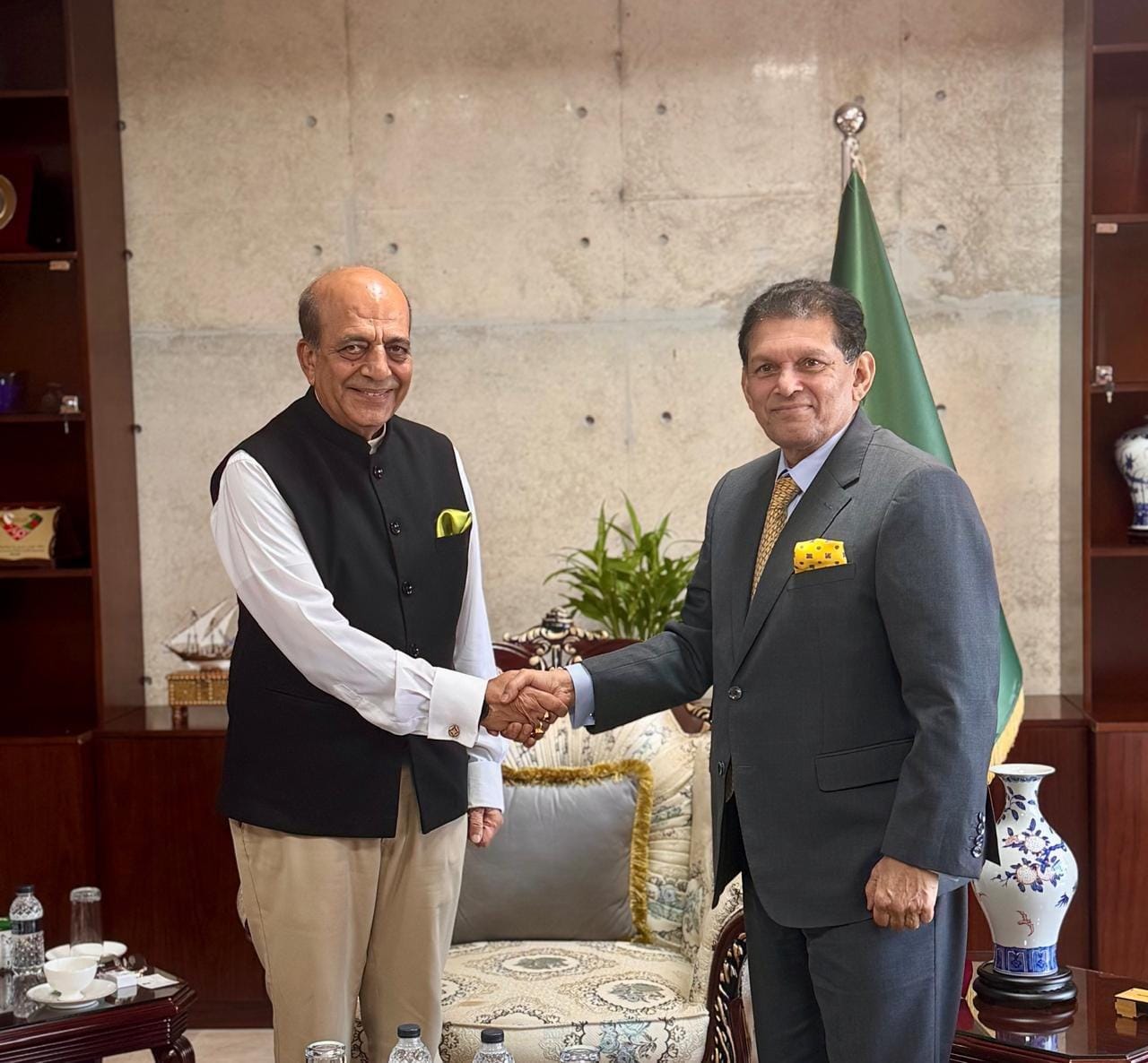 Indian envoy Trivedi meets Bangladesh FM Rehman, expresses commitment to strengthening ties 