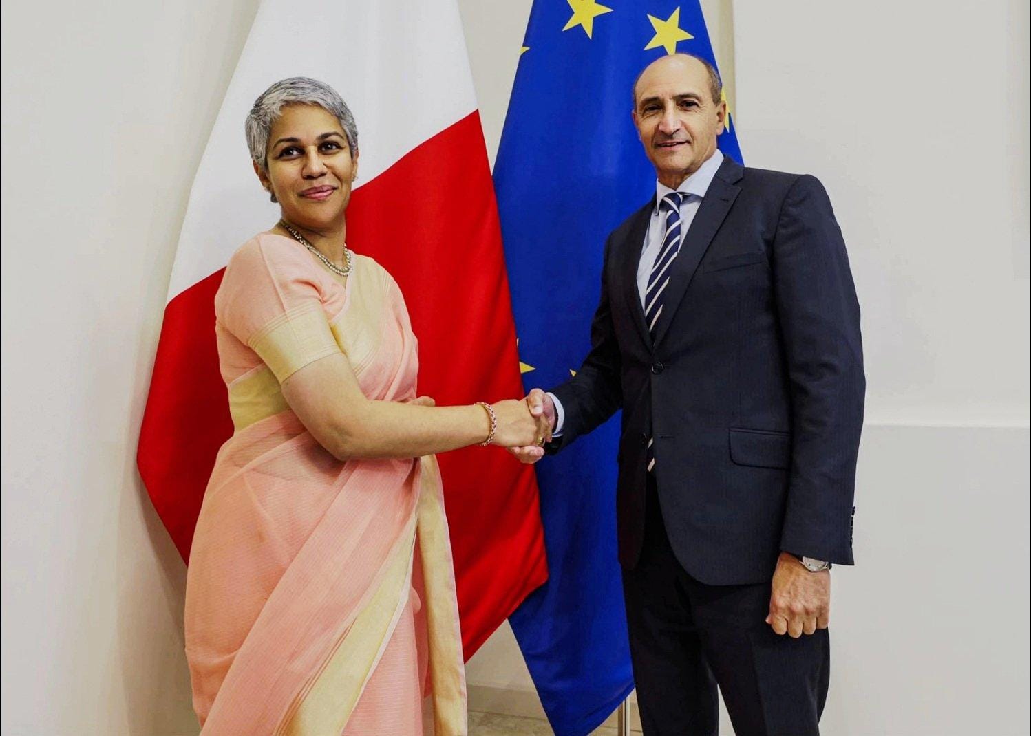 Indian High Commissioner meets Malta Foreign Minister, deepening cooperation