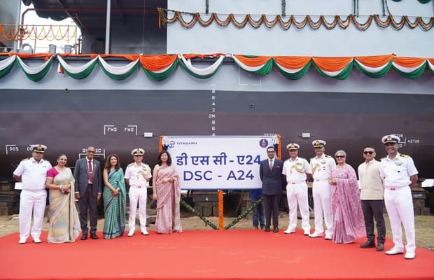 Indian Navy launches fifth diving support craft DSC A24 in Kolkata, boosting indigenous maritime capability