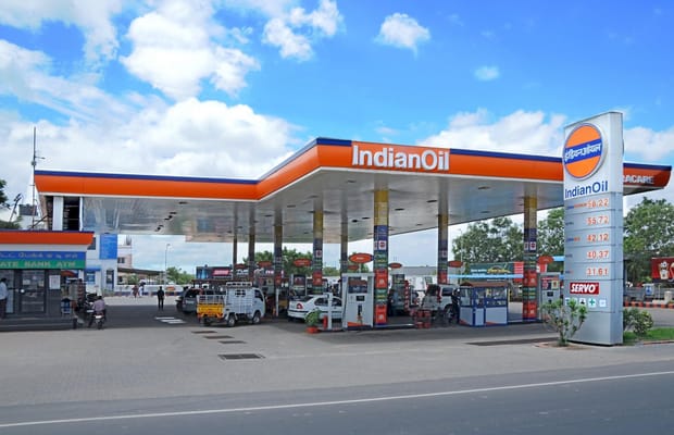indian oil petrol pump.