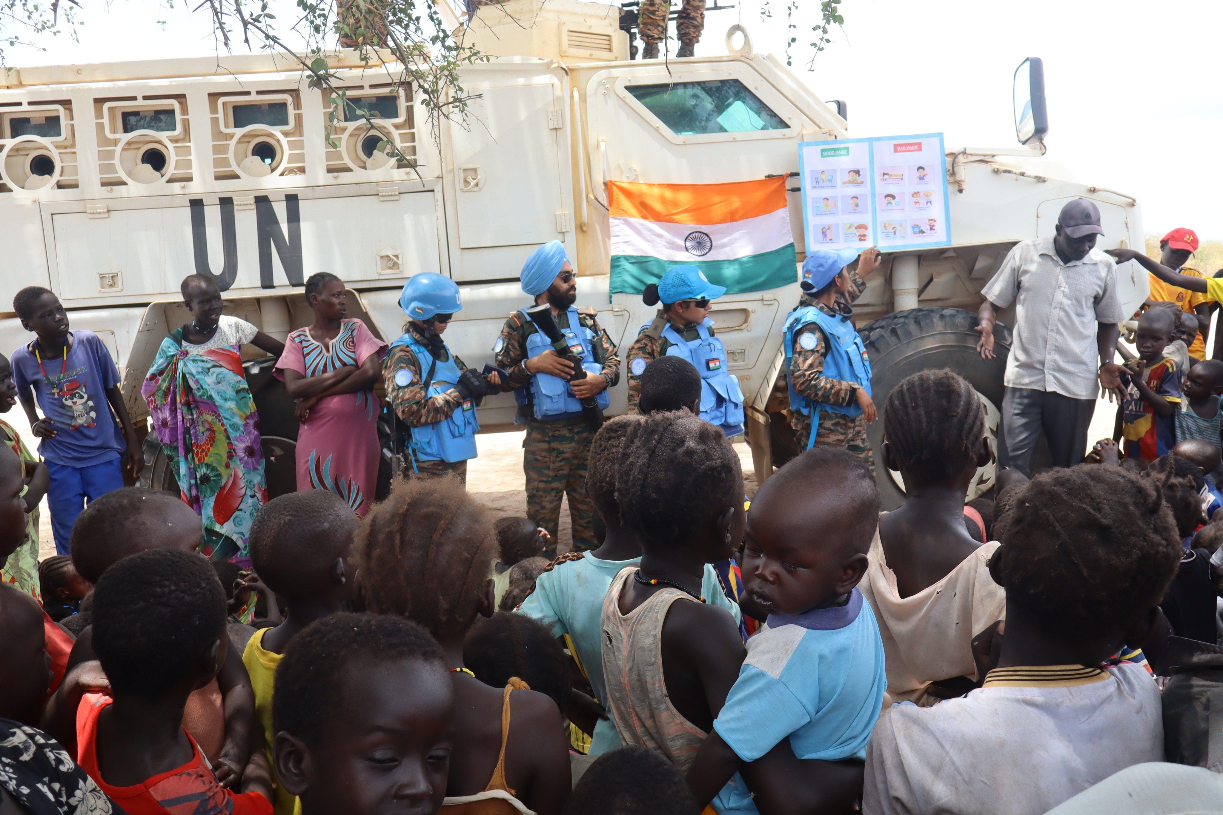 Indian peacekeepers continue to assist displaced persons in Abyei: UN