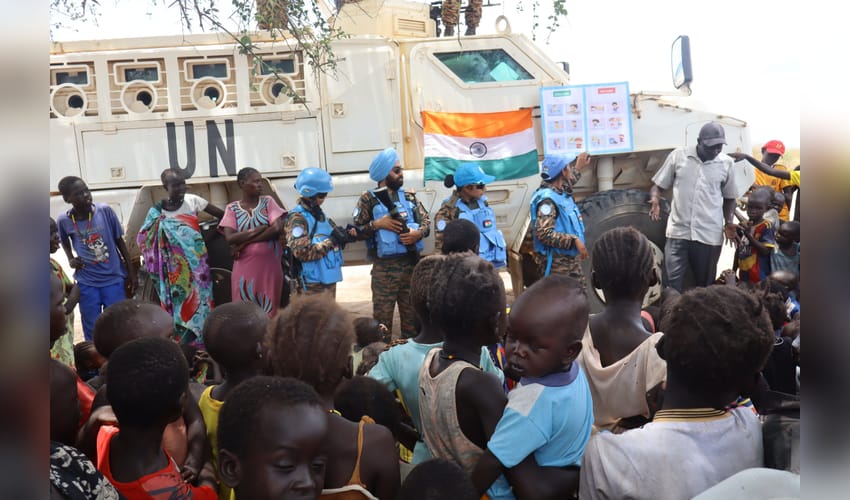 Indian peacekeepers continue to assist displaced persons in Abyei: UN