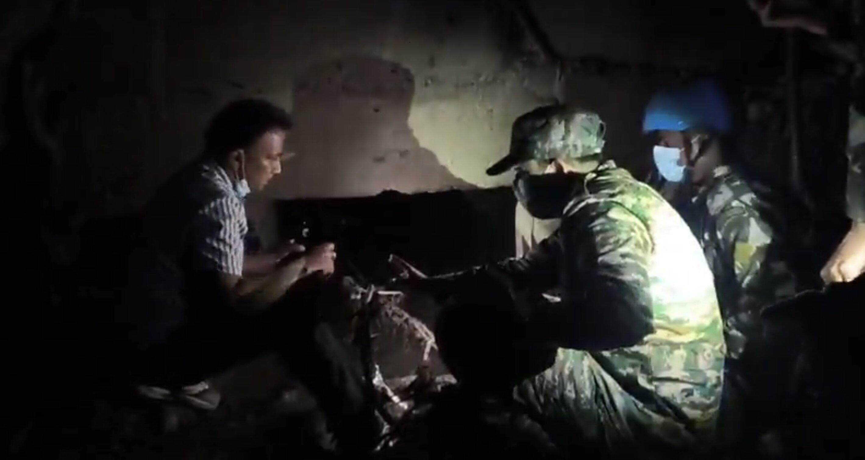 Indian tunnel rescue team joins Nepali Army in search and rescue operations at tunnel sites