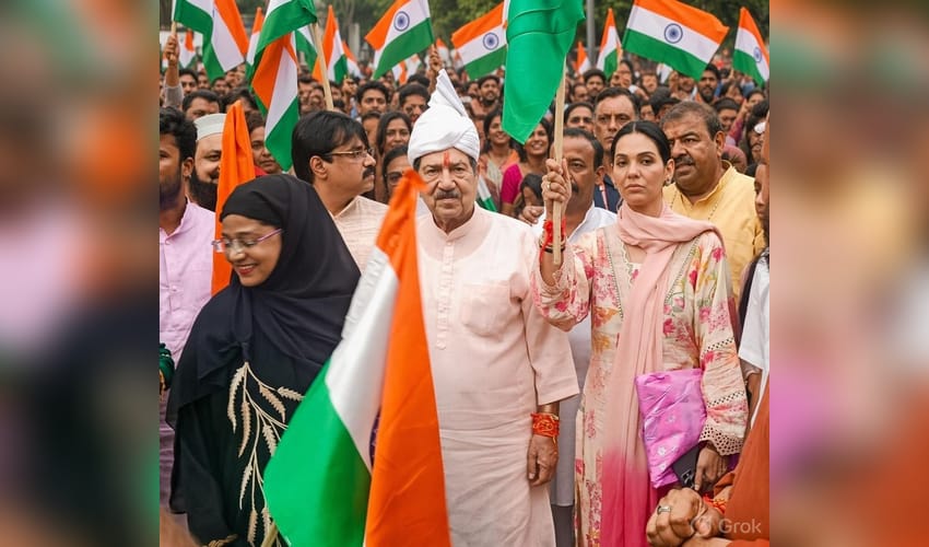 Indresh Kumar calls for unity through love, brotherhood and Tricolour at RSS' Muslim wing's Raksha Bandhan event