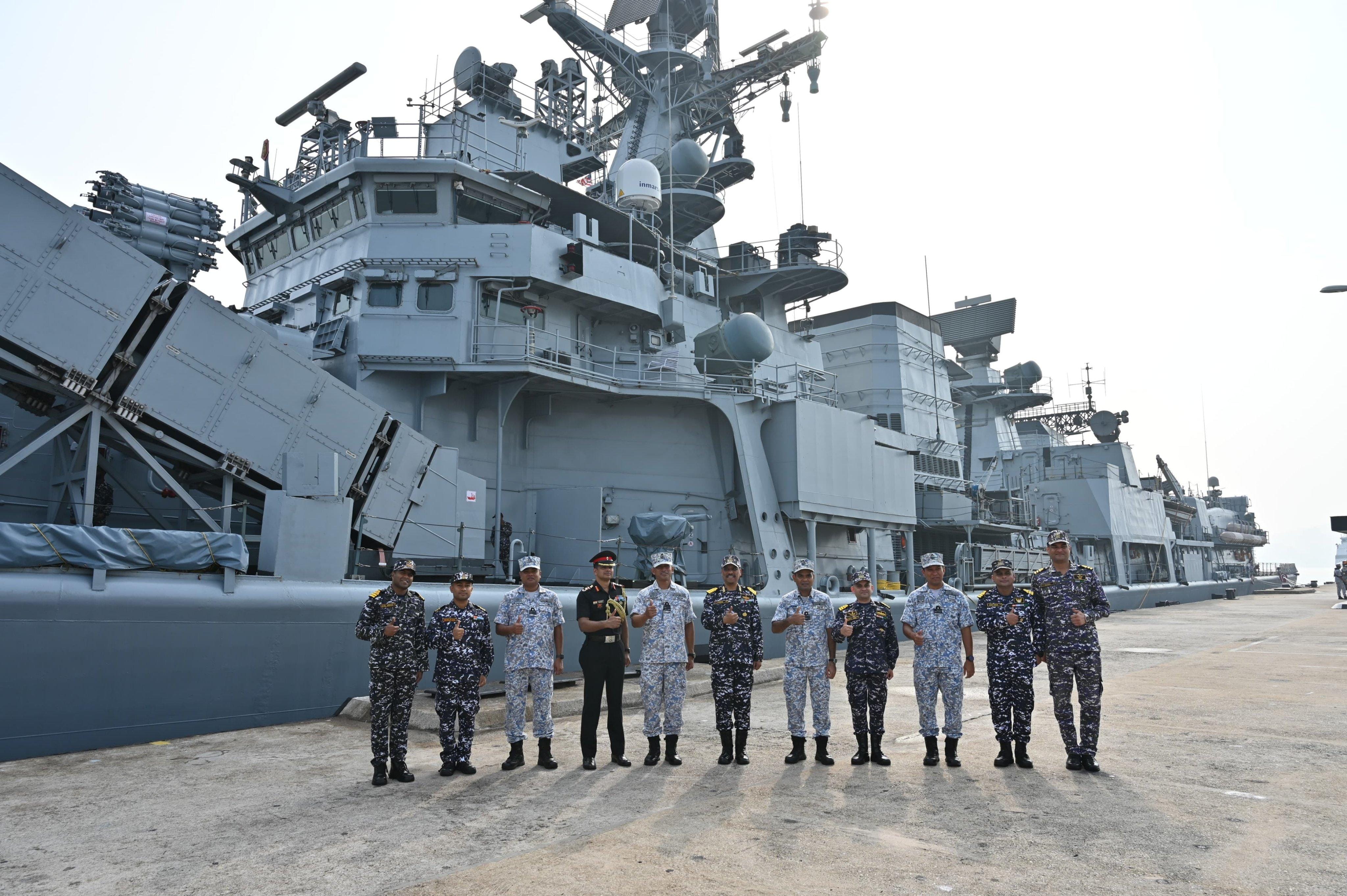 INS Mysore arrives in Malaysia to participate in Exercise Samudra Laksamana