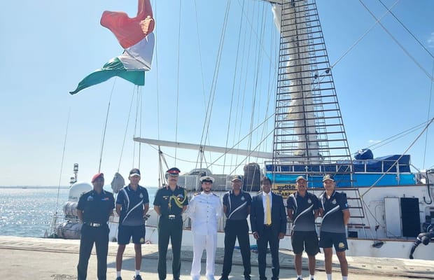 INS Sudarshini arrives in Lisbon, carrying message of friendship