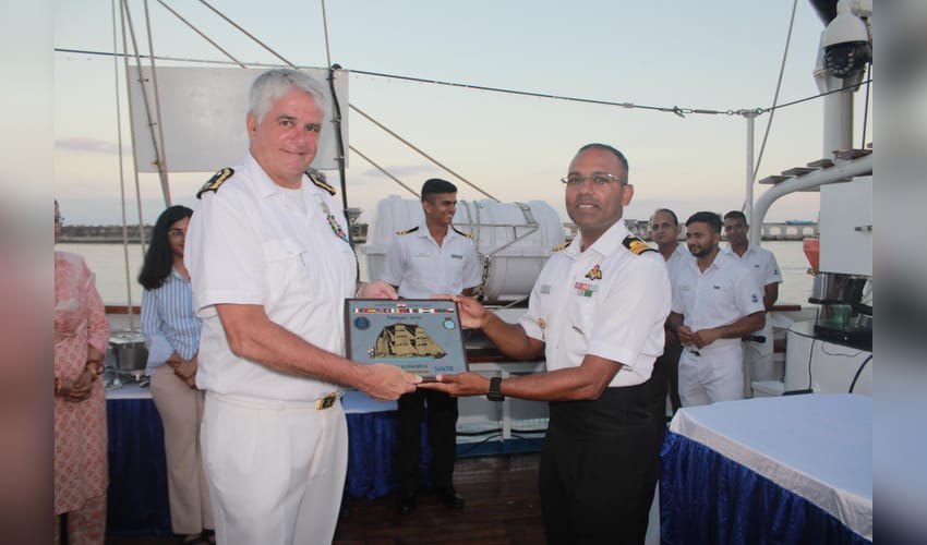 INS Sudarshini concludes port call in Portugal after professional and cultural engagements