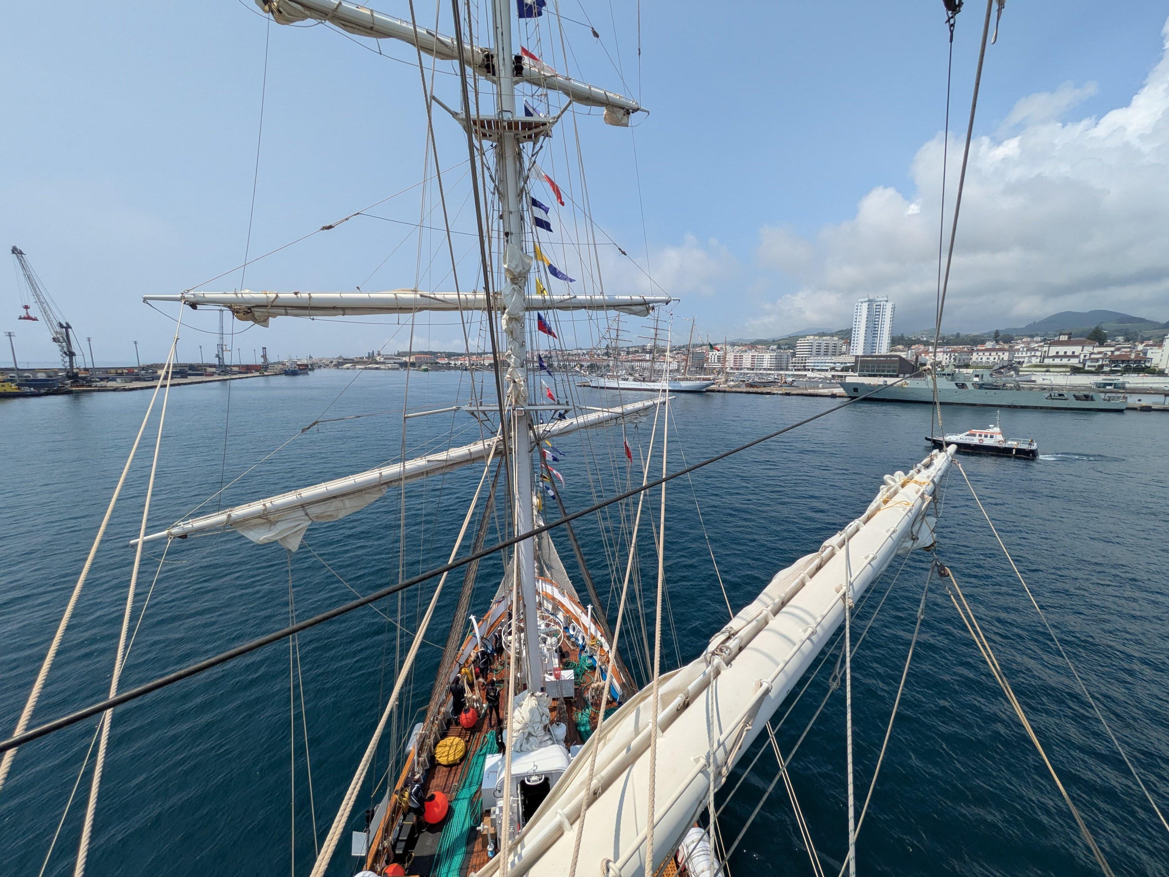 INS Sudarshini enters Portugal, marking trans-Atlantic milestone