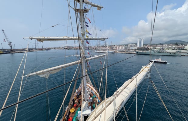 INS Sudarshini enters Portugal, marking trans-Atlantic milestone