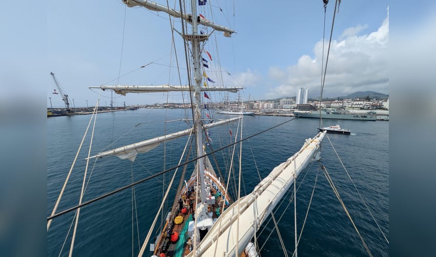 INS Sudarshini enters Portugal, marking trans-Atlantic milestone