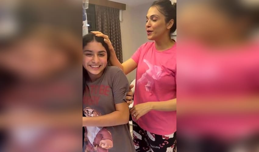 Isha Koppikar shares heartwarming glimpse of daughter Rianna's midnight birthday surprise