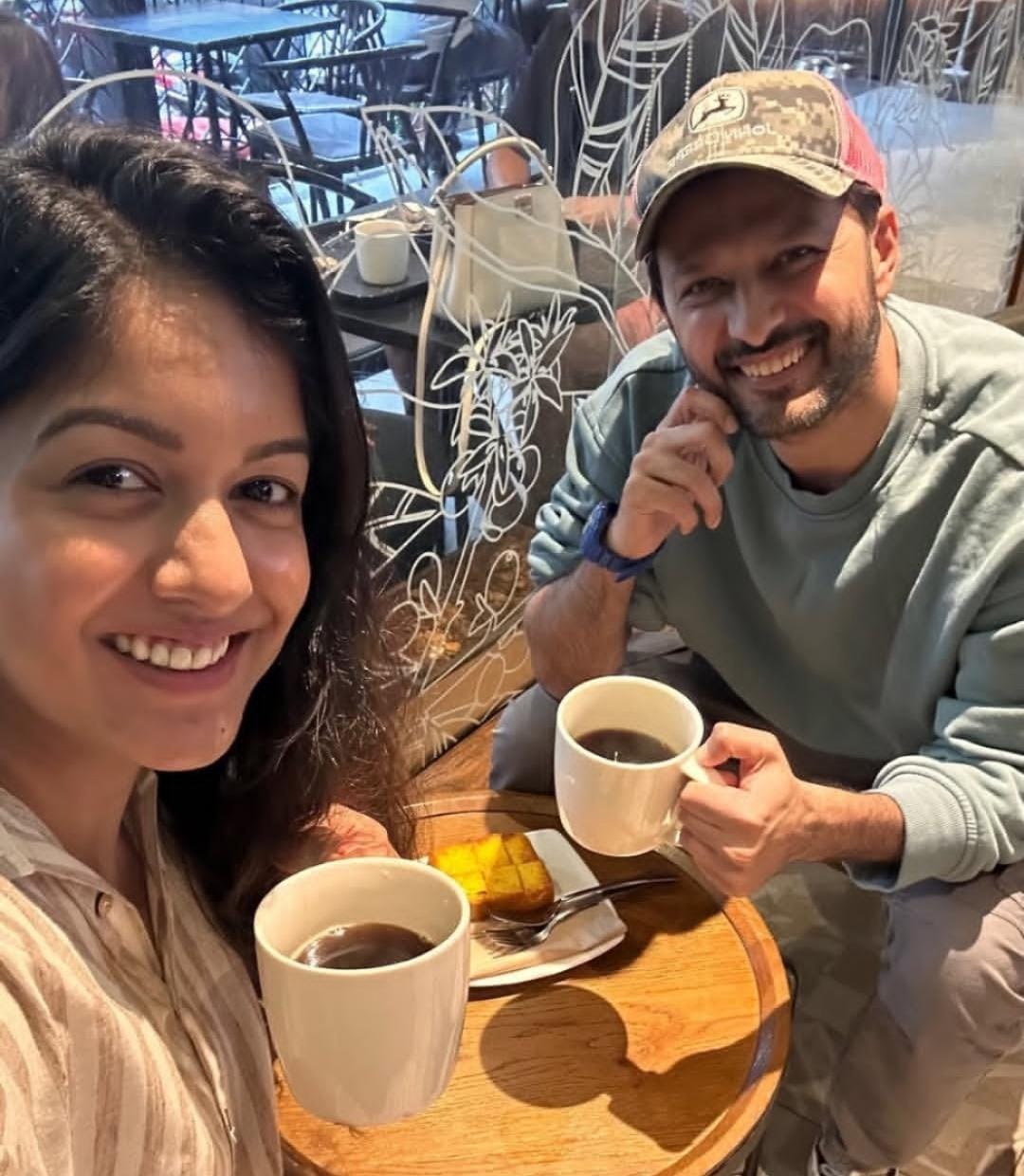 Ishita Dutta, Vatsal Sheth steal a quiet coffee date after son's hospitalisation stress 