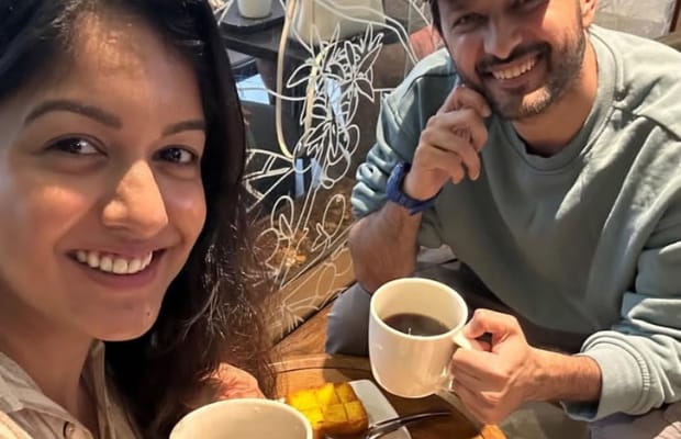 Ishita Dutta, Vatsal Sheth steal a quiet coffee date after son's hospitalisation stress