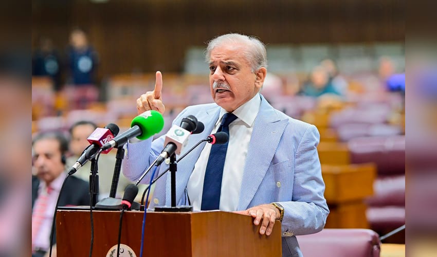 Islamabad: PM Shehbaz Sharif addresses National Assembly