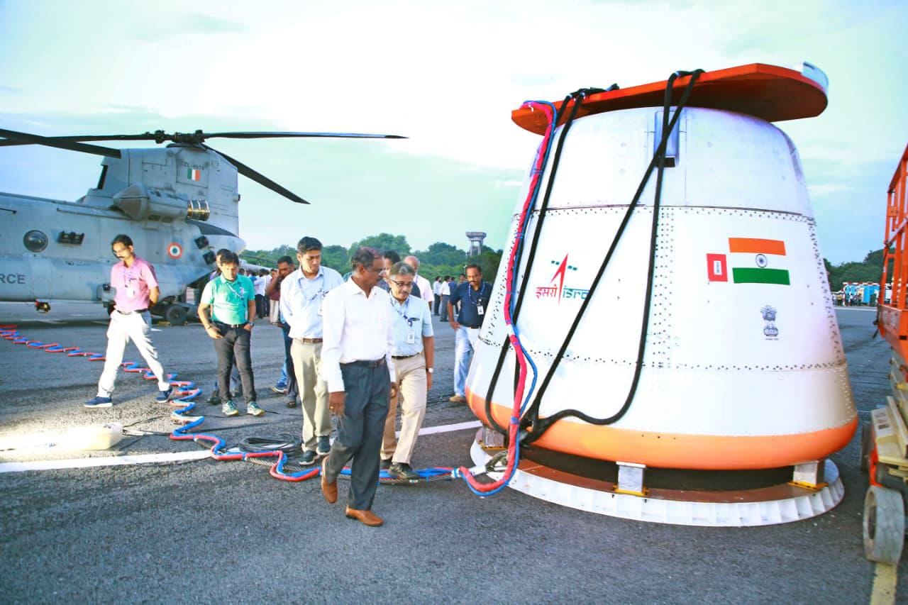 ISRO Successfully Conducts First Integrated Air Drop Test for Gaganyaan Mission