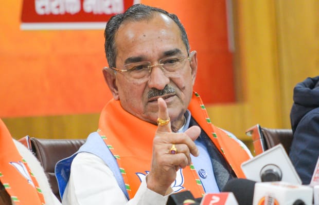 Jaipur: Madan Rathore Addresses Press at BJP Headquarters